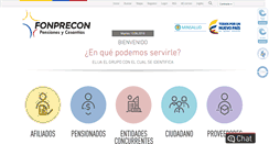 Desktop Screenshot of fonprecon.gov.co